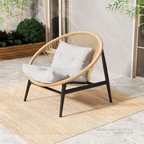 Ghế Cafe Ngoài Trời Khung Sắt GD22