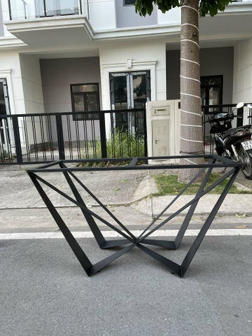 CHÂN BÀN ĂN W SẮT SƠN TĨNH ĐIỆN