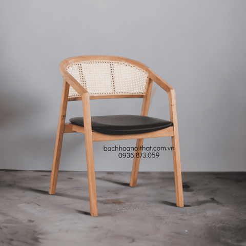 GHẾ ĂN GỖ CÓ TAY MONILA - GAG66