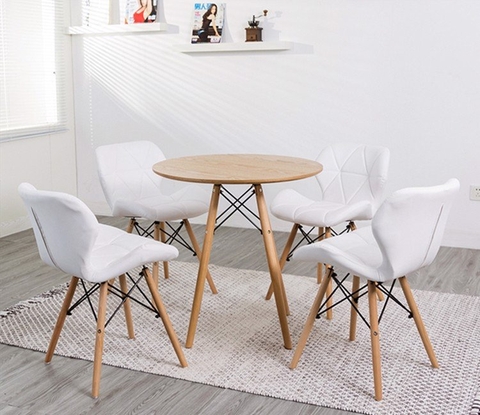 BỘ BÀN GHẾ CAFE 4 GHẾ GIÁ RẺ - CF04