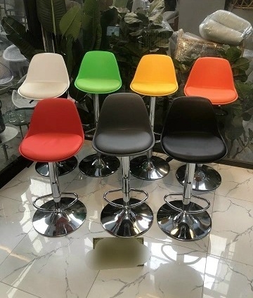 GHẾ BAR MẶT NỆM CHÂN XI MẠ - BAR19