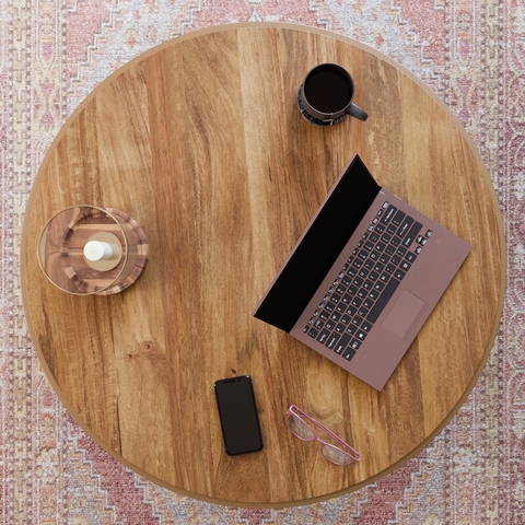 BÀN TRÀ GỖ CAO SU - BTG02