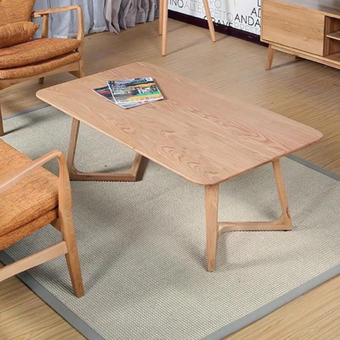 BÀN TRÀ GỖ TỰ NHIÊN CHÂN M - BTG17