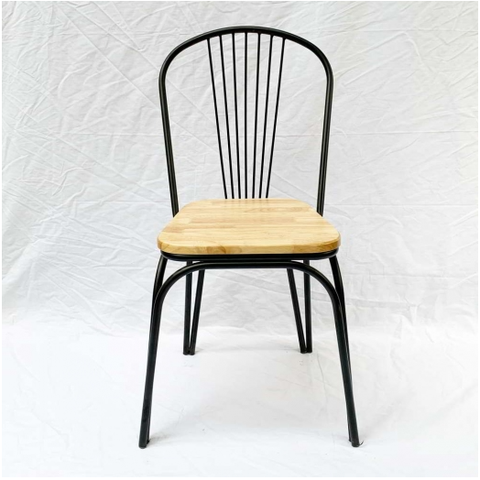 GHẾ SẮT MẶT GỖ