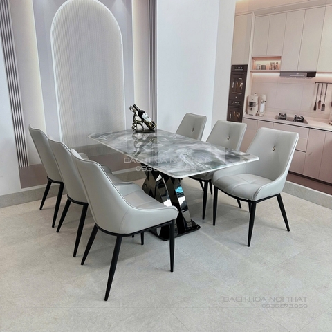 Ghế Ăn Chân Sắt Bọc Nệm GAN147