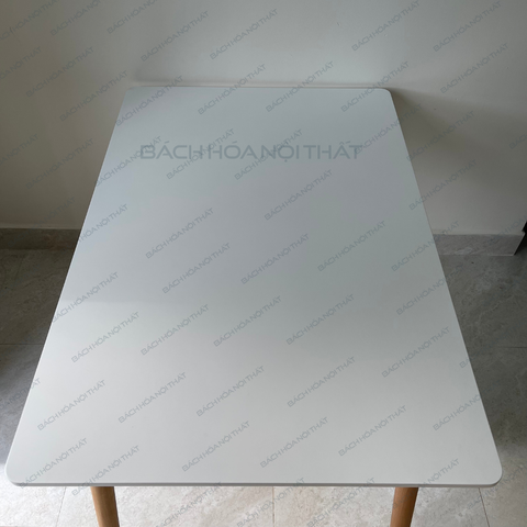 BÀN CAFE EAMES MẶT GỖ CHỮ NHẬT 1M2 - BCF32
