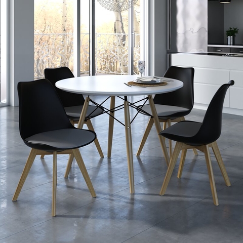 BỘ BÀN 4 GHẾ CAFE NHỰA - CF01