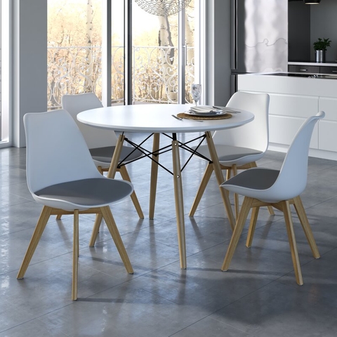 BỘ BÀN 4 GHẾ CAFE NHỰA - CF01