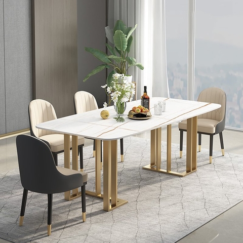 BÀN ĂN MẶT ĐÁ CERAMIC - BAMD19