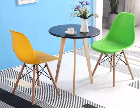 BÀN CAFE CHÂN 3 CẠNH MẶT GỖ MDF - BCF13