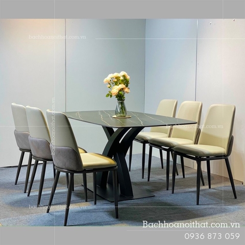 CHÂN BÀN ĂN CHỮ X SẮT SƠN TĨNH ĐIỆN