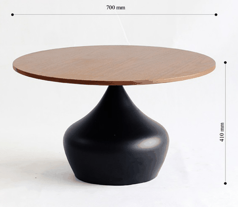 BÀN TRÀ SOFA BÌNH HOA MẶT GỖ CHÂN SẮT - BTG26