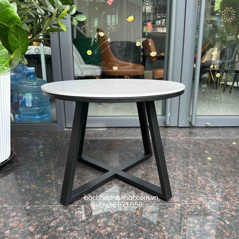 Bàn Trà Sofa Chân Sắt Mặt Đá - BT146
