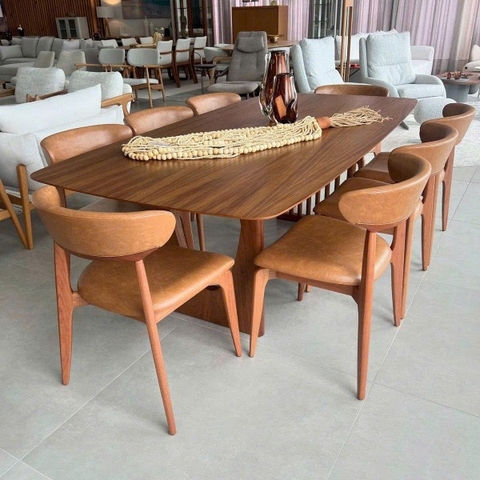 GHẾ ĂN GỖ TỰ NHIÊN BỌC NỆM - GAG95