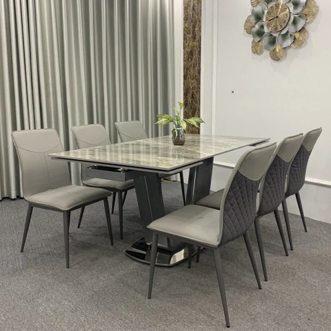 BÀN ĂN THÔNG MINH MẶT ĐÁ DÀI 2.4 MET - BAMD50