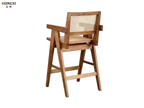 Ghế Bar Gỗ Đan Mây Vleg  GDM16
