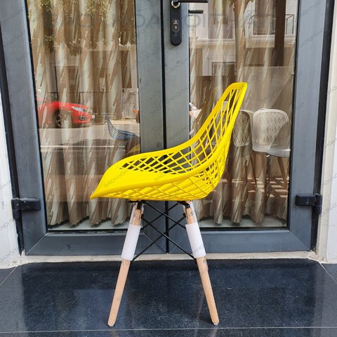 GHẾ NHỰA ĐÚC CHÂN GỖ - 3012B