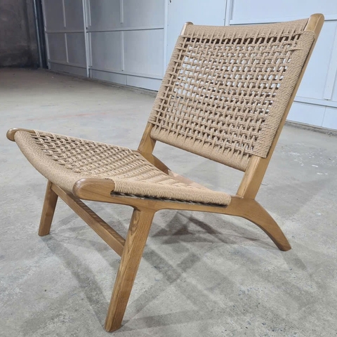 GHẾ SOFA GỖ ĐAN DÂY THƯ GIÃN - SFG59