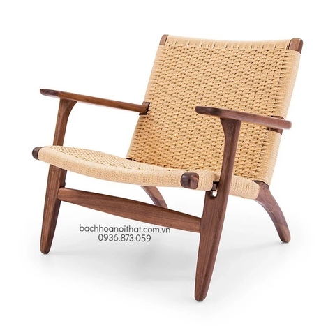 GHẾ SOFA PLANK GỖ ASH ĐAN DÂY - SFG26