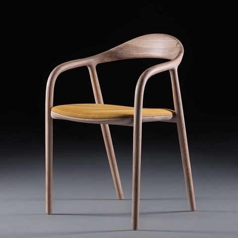 GHẾ NEVA CÓ TAY GỖ TẦN BÌ - GAG19