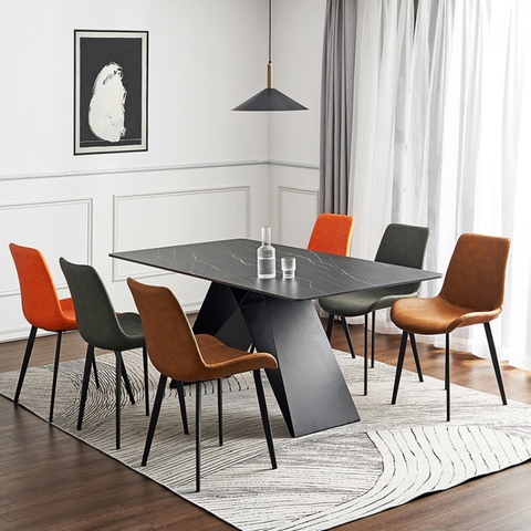 BÀN ĂN MẶT ĐÁ CHÂN CHỮ A - BAMD47