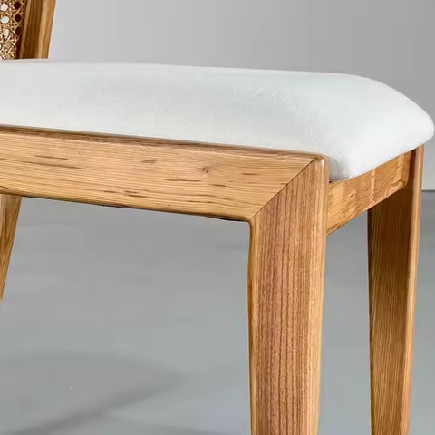 Ghế Gỗ Asley Lưng Tựa Mây GDM3