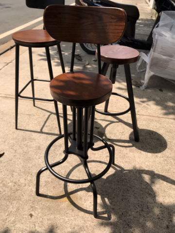 GHẾ BAR XOAY ỐNG TRÒN - BAR16