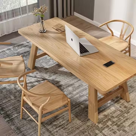 Ghế Wishbone Gỗ Cao Su Đan Dây - GDD6