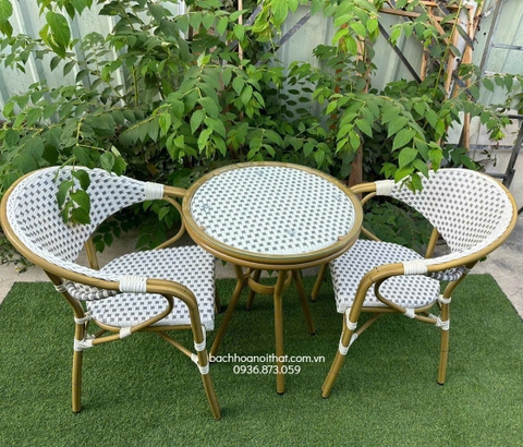 GHẾ NHÔM GIẢ MÂY SÂN VƯỜN - SV18