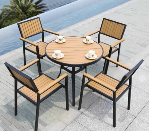 Ghế Ngoài Trời Gỗ Nhựa - SV11