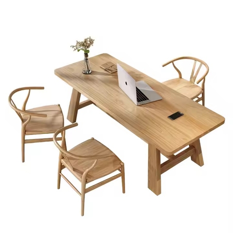 Ghế Wishbone Gỗ Cao Su Đan Dây - GDD6