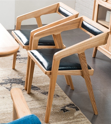 GHẾ KATAKANA GỖ BỌC NỆM - GAG06