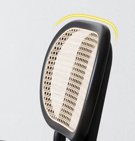 Ghế Đan Mây Lưng Tròn Mặt Ván - GDM25