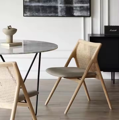 Ghế Ăn Japandi Mộc Mạc - GDM27