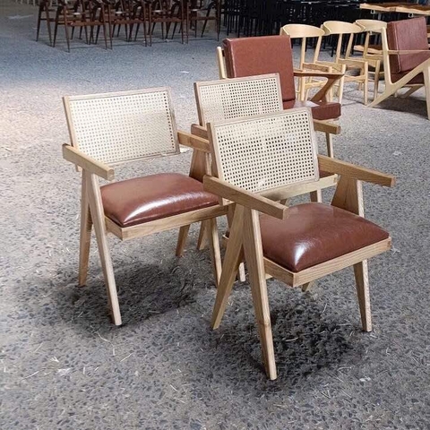 Ghế Đan Mây Vleg Mặt Ngồi Nệm GDM15