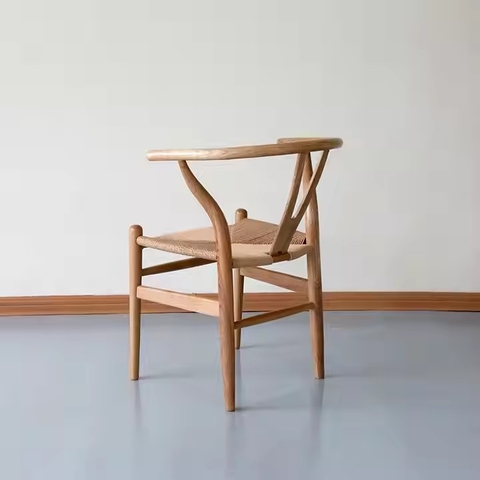 Ghế Wishbone Đan Dây Gỗ Sồi GDD5