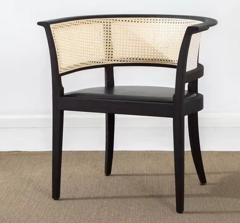 Ghế Cafe Indochine Lưng Mây Đẹp - GDM30