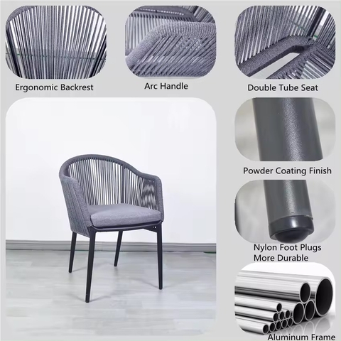 Ghế Ngoài Trời Đan Dây GD1