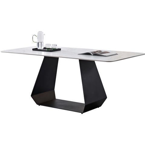 CHÂN BÀN ĂN SẮT SƠN TĨNH ĐIỆN CHỮ U