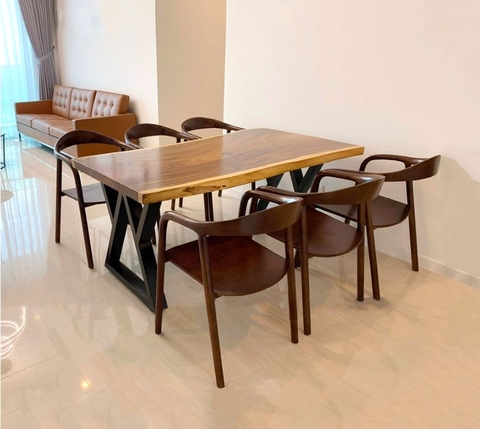 BÀN ĂN GỖ ME TÂY