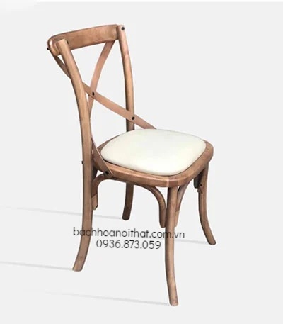 GHẾ ĂN BISTRO GỖ ASH MẶT NỆM - GAG48