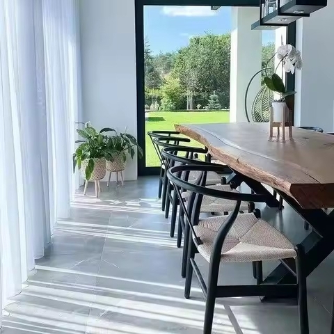 Ghế Wishbone Đan Dây Gỗ Sồi GDD5