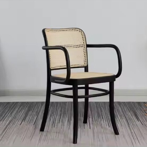 Ghế Cafe Đan Mây Tay Cong - GDM31