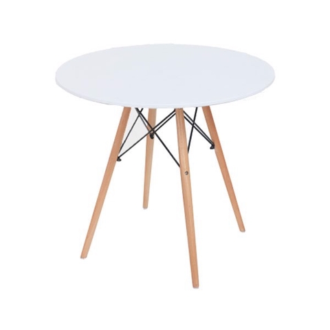 BÀN CAFE EAMES MẶT GỖ MDF TRÒN - BCF37