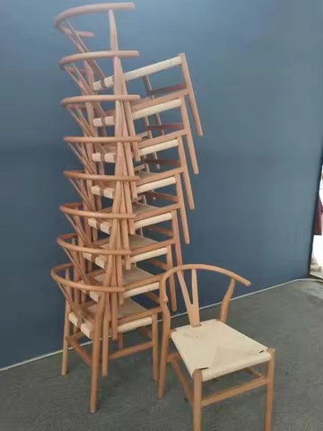 Ghế Wishbone Đan Dây Gỗ Sồi GDD5