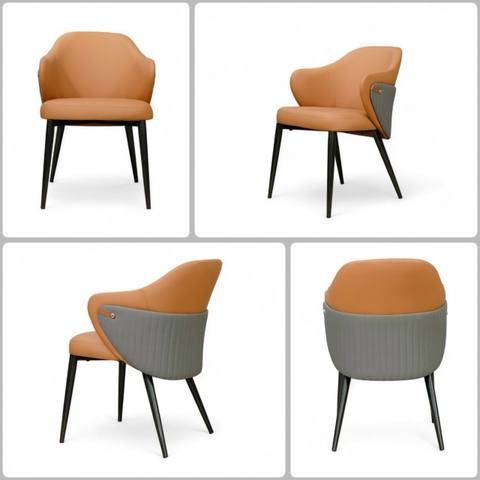 GHẾ ĂN CHÂN SẮT BỌC NỆM - GAN133