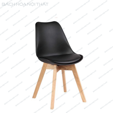 GHẾ EAMES NHỰA ĐÚC MẶT ĐỆM CHÂN GỖ - 3003