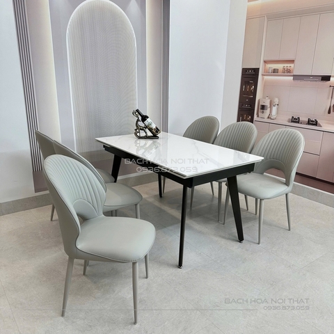 GHẾ BÀN ĂN BỌC DA GIÁ RẺ - GAN207