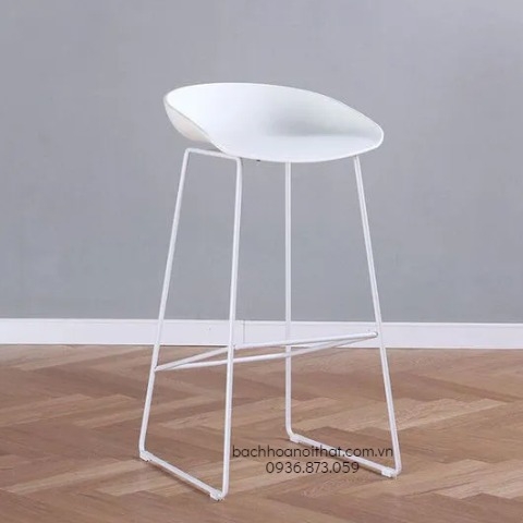 GHẾ BAR MẶT NHỰA CHÂN SẮT - BAR28