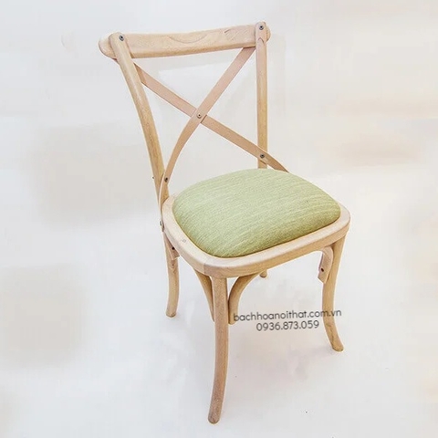 GHẾ ĂN BISTRO GỖ ASH MẶT NỆM - GAG48